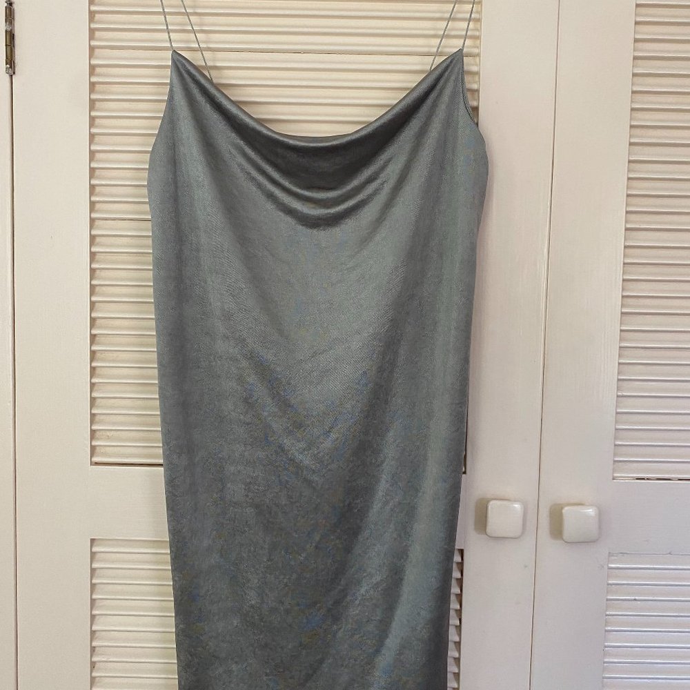 Olive Green Mini Dress from Zara